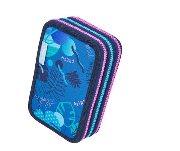 Portofol shkolle 3 zinxhira Coolpack F067780 Jumper 3 Disney Stitch Pencil Case, Multicoloured - Image 2