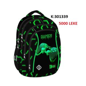 Canta shkolle Majewski St. Right, BP04 - Green Level, 4 Compartimente, Ergonomic, 43x32x20cm   K:301339