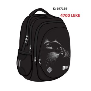 Canta shkolle Majewski St.Right BP06 - Black Cat , 42x31x22cm   K:697159